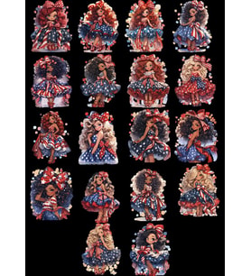 Prenses Kızlar Sticker Set 1 18 Parça Telefon, Tablet, Defter, Laptop Sticker