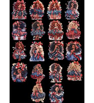 Prenses Kızlar Sticker Set 1 18 Parça Telefon, Tablet, Defter, Laptop Sticker
