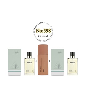 598 +598 Unisex Parfüm Edp 50 ml + No: 598 Unisex Deodorant 150 ml  - Mnms598deo2