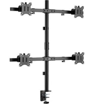 STD5704B 17"-32" Dörtlü Monitör Standı, 2x2 Kurulum, Trader/Yazılımcı Monitör Kolu/Tutucu, 735mm Direk Yükseklik Ayarlı, VESA (4x7kg)