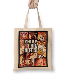 Fairy Tail Natsu Dragneel GTA Style Bez Çanta Uzun Saplı