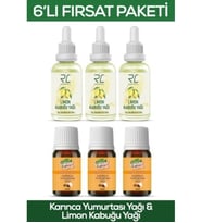 Tüy Azaltıcı Etkili Limon Kabuğu Yağı Serumu 3 ADET& Karınca Yumurtası Yağı 3 ADET