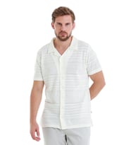 Hatemoğlu Beyaz Regular Fit Düz Polo Yaka Tişört