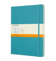 Moleskine Sert Kapak Defter Mercan Mavisi (Çizgili - 19x25) - 6076