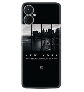 Tecno Spark 9T Kılıf Silikon Desen Özel Seri New York 1612
