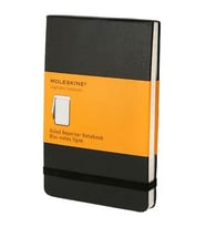 Moleskine Sert Kapak Gazeteci Defteri Siyah (Çizgili - 9x14) - 5489