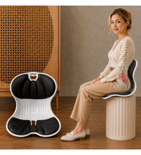 BK Gift BK Gift Softtuch Ergonomik Süngerli Bel Desteği Ofis Araç Gaming Kamp Piknik Seyahat Sırt Desteği
