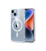 Logis İphone 13 Magsafe Kablosuz Şarj Uyumlu Mika Malzeme Şeffaf Kılıf