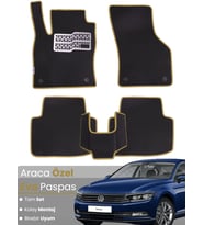 Volkswagen Passat B8 (2015-2019) Uyumlu EVA Paspas Tam Set–Araca Özel,Su Geçirmez,Hızlı Montaj