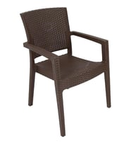 Mandella Zeus Rattan Koltuk  (6 Adet) KAHVERENGİ