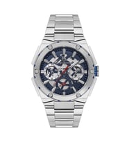 Sergio Tacchini ST.1.10437-2 Fonksiyonlar Aktif Çelik Kordon Suya Dayanıklı Metalik Renk Erkek Kol Saati