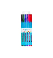 LIQEO F8027 FINELINER KALEM PVC' Lİ  6'LI SET  (6 RENK )