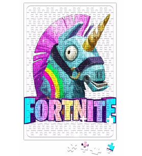 Fortinite Unicorn Shirt Unicornio Fortinite Puzzle 240 Parça
