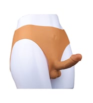 Giyilebilir İçi Dolu Silikon Dildo