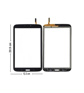 SAMSUNG GALAXY TAB T310 Tab Dokunmatik Samsung SM-T310 Uyumlu Dokunmatik Siyah Renk