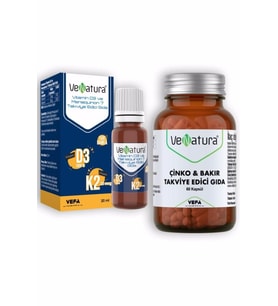 Venatura Çinko Bakır + D3 K2 Damla 20 ml