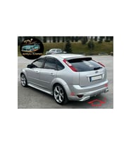 FORD FOCUS 2 EGZOZ GÖRÜNÜMLÜ ARKA TAMPON EKİ FİBERGLASS BOYASIZ