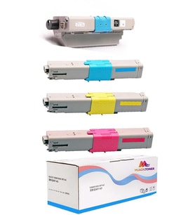 Colorful Toner Oki C301- C321- Oki C321Dn-44973544 1 Set Muadil Toner