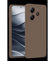 Redmi Note 14 4G Kılıf First Silikon - Kahverengi