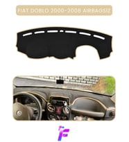 FIAT DOBLO (2000-2008) AIRBAGSIZ Torpido Örtüsü Güneşten Korur Kolay Montaj Tam Uyum TB1