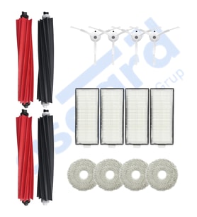 Roborock Q Revo Master Uyumlu 2 Ana Fırça 4 Yan Fırça 4 Filtre 4 Mop