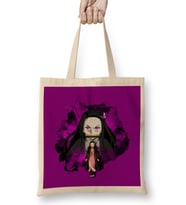 Nezuko Purple Night Bez Çanta Uzun Saplı