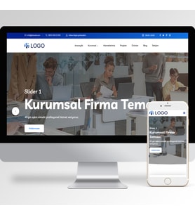 Hazır Kurumsal Web Sitesi Yazılımı V65