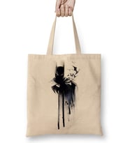 Batman Paint Drop Bez Çanta Uzun Saplı