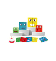 Emoji Puzzle Ile Eğlence  Görsel Hafızayı Test Etmek Için Bir Kutu Oyunu Oyuncağı (Beyaz)