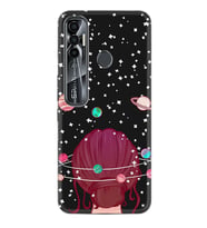 Tecno Spark 6 6 Go 8C 8 Pro 7 7 Spark 9 Pro Kılıf Desemli Silikon Space Woman 1311
