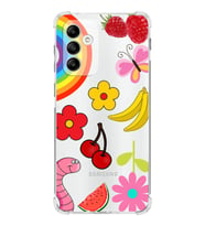 PrintiFy Samsung Galaxy M23 Uyumlu Water Color 5 Baskılı Şeffaf Köşe Korumalı Antişok Kılıf