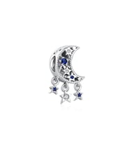 925 Ayar Gümüş Yıldız Ve Yeni Ay Charm