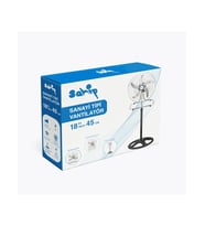 3İN1 KULLANIM 18 İNÇ 45 CM SANAYİ TİPİ AYAKLI VANTİLATÖR 5-METAL PERVANE 3-KADEME HIZ 75WY:150CM FAN (5343)