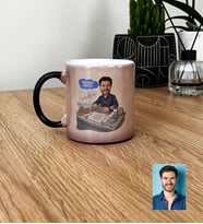Kişiye Özel Karikatürlü Makine Mühendisi Kupa Bardak Mühendisler Günü Hediyesi