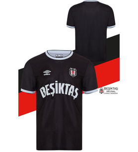 Beşiktaş Orijinal Lisanslı Nostalji Siyah Çocuk Forma