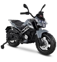 447 Motocross Akülü Motorsiklet 12V Gri