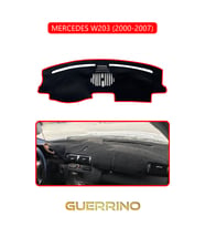 MERCEDES W203 2000-2007TORPİDO KORUMA HALISI KIRMIZI KENAR
