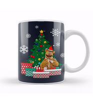 Fozzie Bear Around The Christmas Tree Muppets Kupa Bardak Porselen