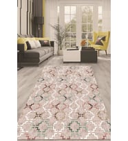 Dijital Kaymaz Taban Yıkanabilir Modern Renkli Salon Halısı Mutfak Halısı Yolluk ND-HT-762 (Bej)
