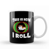 Cute & Funny This Is How I Roll Bowling Ball Pun Kupa Bardak Porselen