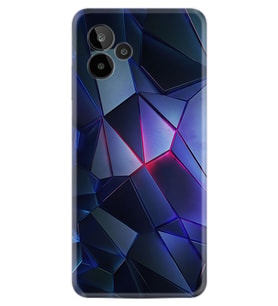 General Mobile GM 24 Pro Kılıf Resimli Desenli Silikon Platinium Series Üçgenler 2 1872