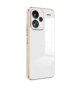 Xiaomi Redmi Note 13 Pro Plus Kılıf Volet Silikon - Beyaz