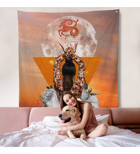 Burç ve Astroloji Duvar Örtüsü-8327