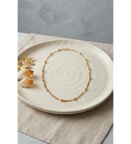 CM Top Zincirli Gold Renk 50 cm Kadın Kolye TJ-BKO11216