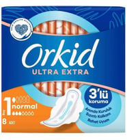 Orkid Ultra Extra Hijyenik Ped Normal 8'li