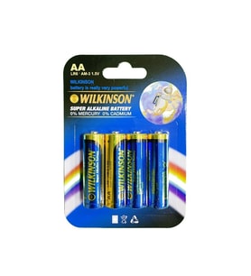 Wılkınson Aa Lr6 Am-3 4'lü 1.5 V Süper Alkalin Kalem Pil