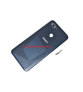 Tkgz Oppo A12 Kasa Arka Pil Batarya Kapağı SİYAH