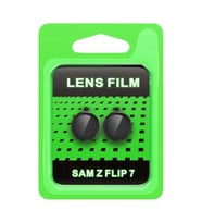 Uray store Samsung Galaxy Z Flip 7 Raze Metal Kamera Lens - Siyah