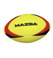 Mazsa Rb-Krc0400 Celluler Rubber Rugby Topu No4 (Sarı-Kırmızı)
