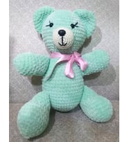 Amigurumi Organik Örgü Oyuncak Uyku Arkadaşı Ayıcık